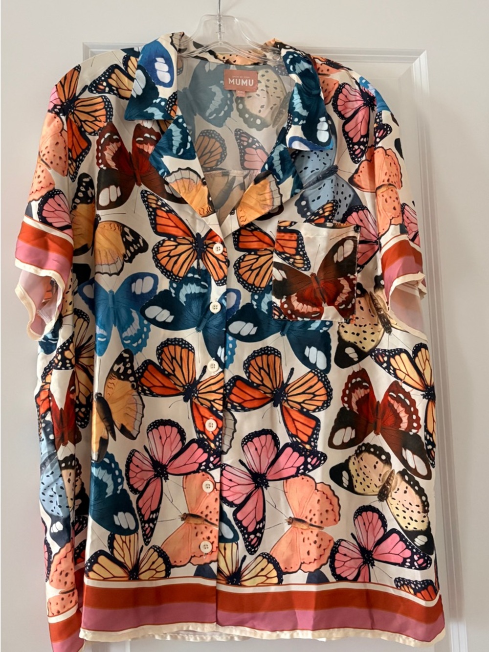 Show Me Your Mumu Butterfly Print Sunday Morning Pajama Top